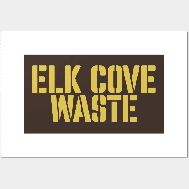 Elk Cove Waste Wall Art by MindsparkCreative